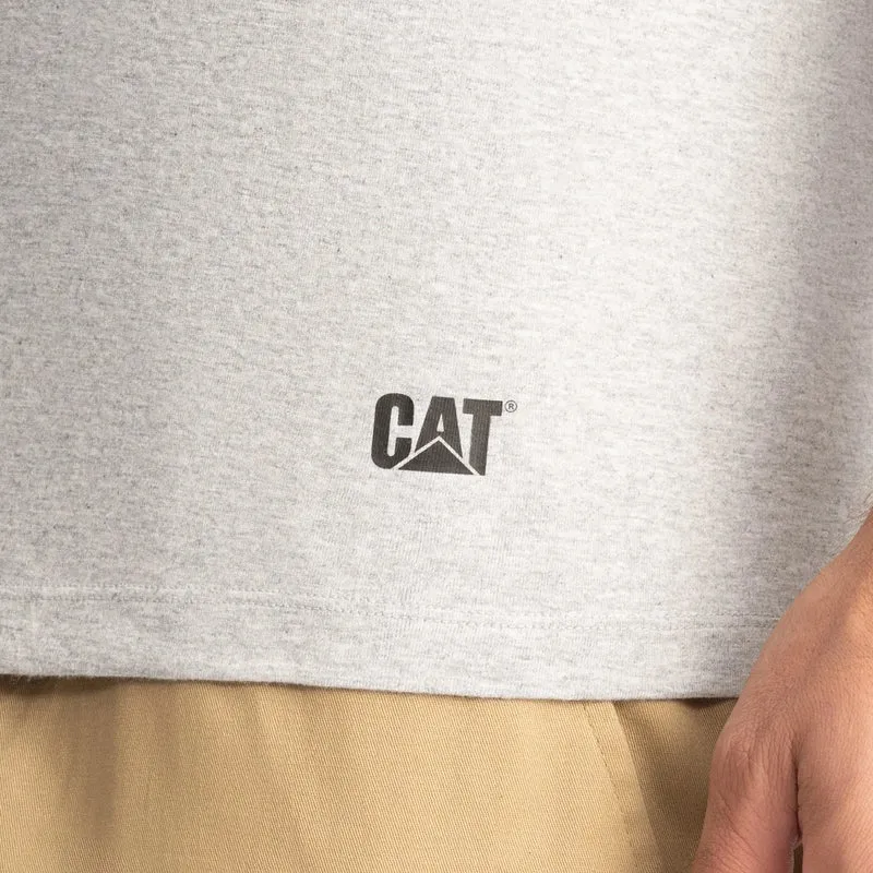 CAT - Paquet de 4 T-Shirt Ras du Cou pour Homme