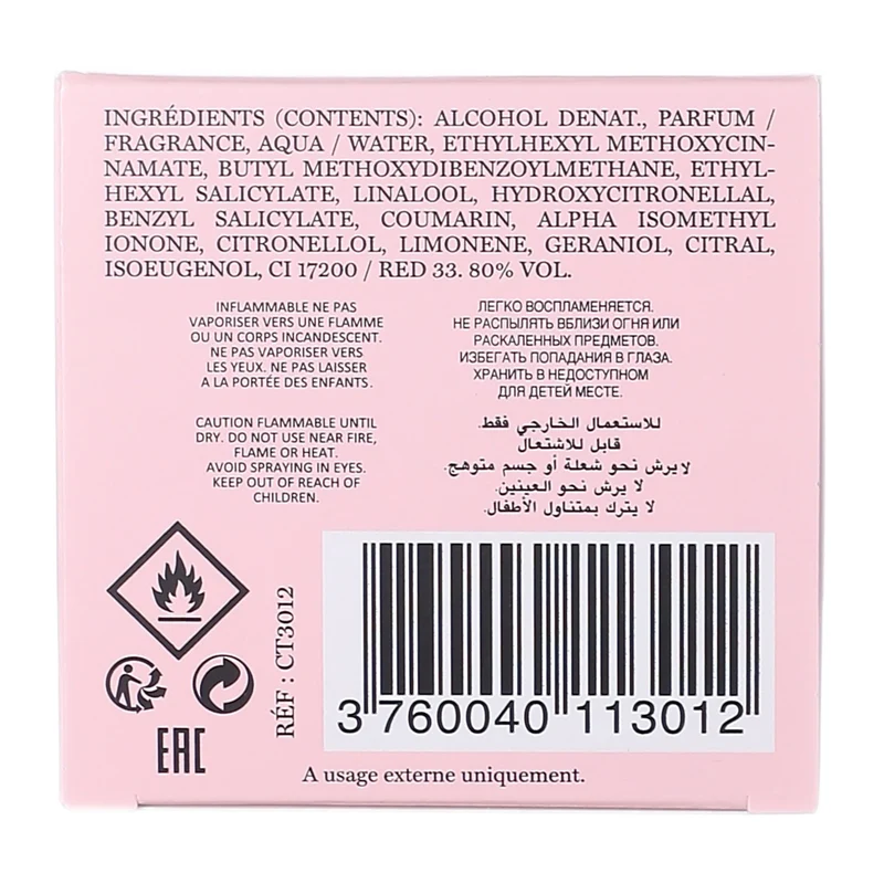 Eau de parfum original pink Chantal Thomass