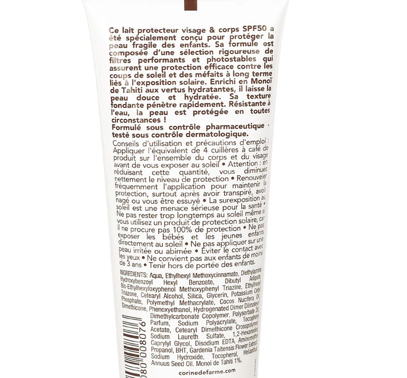 Lait protecteur enfant SPF 50