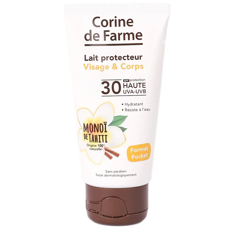 Lait protecteur visage et corps format de poche SPF 30