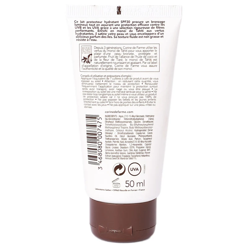Lait protecteur visage et corps format de poche SPF 30
