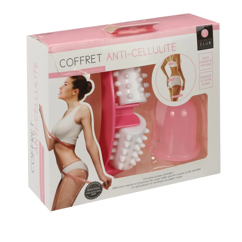 Coffret cellulite ventouse et masseur
