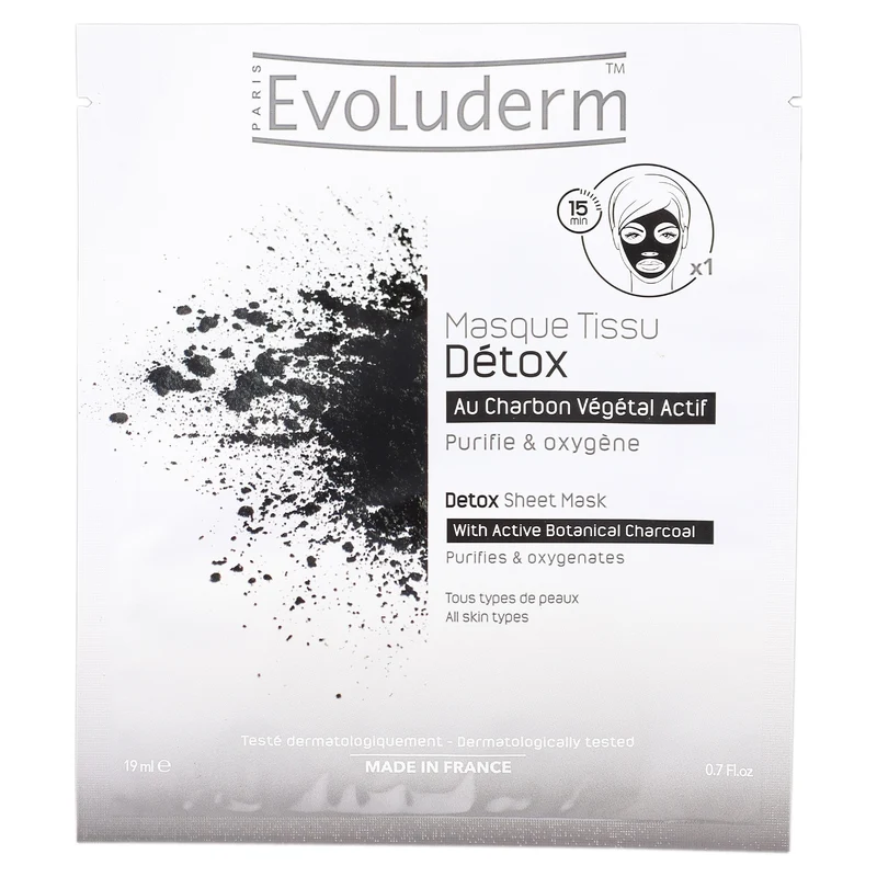 Masque visage au charbon végétal actif