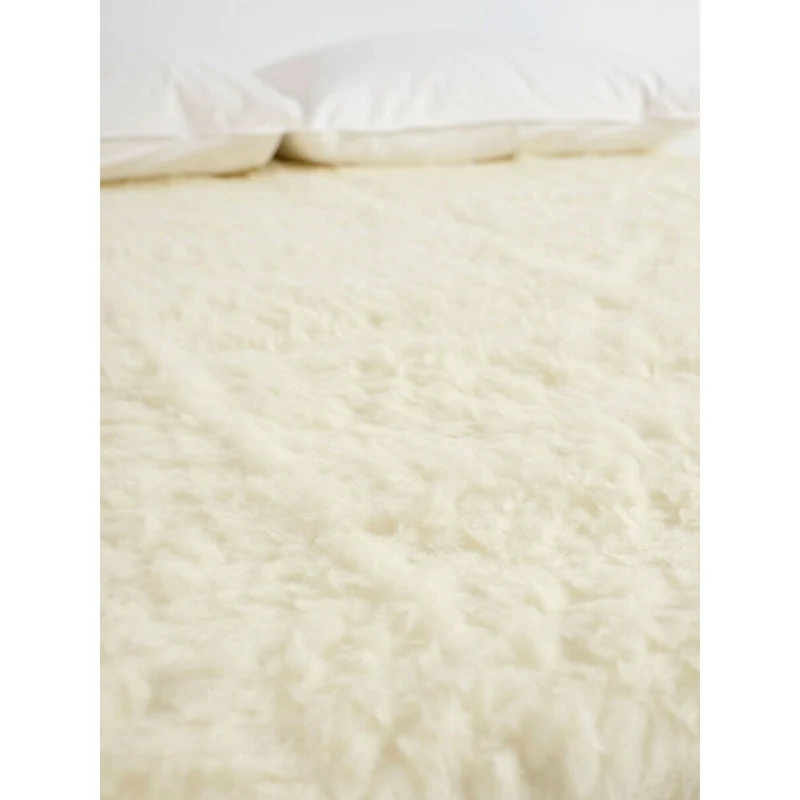 Linen House Wool Long Electric Blanket - Cream (King Single)