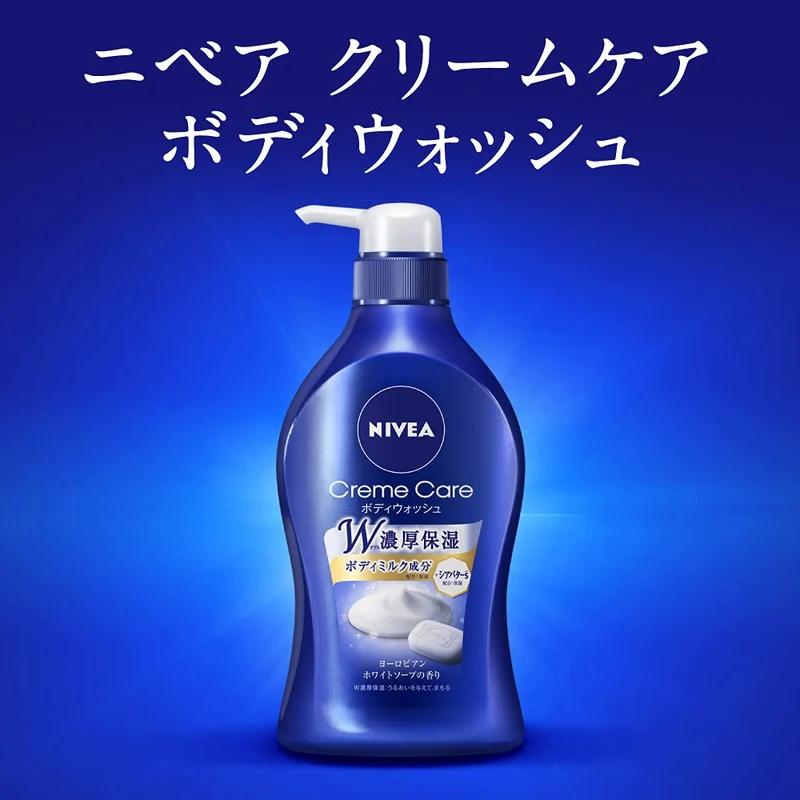 Nivea Cream Care Body Wash French Rose Pump 480Ml - Gentle Skin Hydration