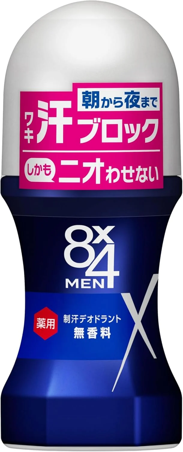 Eight Four 8X4 Men Roll-On Fragrance-Free 60Ml Antiperspirant Deodorant