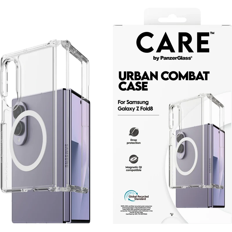 CARE by PanzerGlass Urban Combat Case for Galaxy Z Fold8 (Clear)