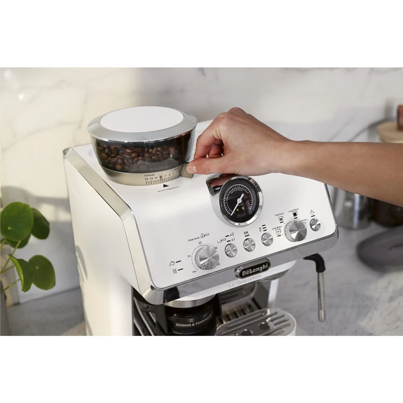De'Longhi EC9255W2 La Specialista Arte Evo with Cold Brew Coffee Machine (White)
