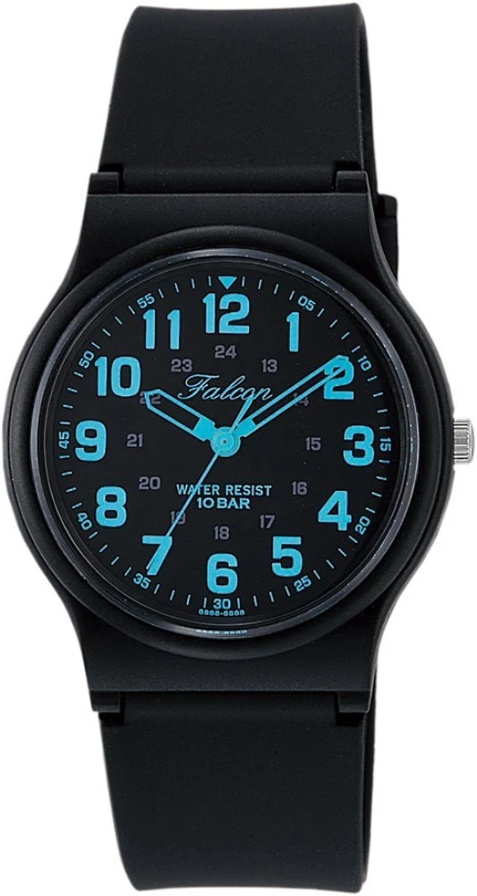 CITIZEN Q&Q Analog Waterproof Watch VP46-859 Men's Black Blue