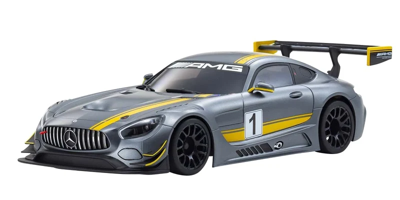 Kyosho Asc MR03W-MM Mercedes AMG GT3 Gray/Yellow MZP247GY