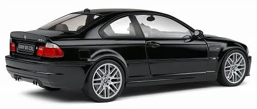 Kyosho 1/18 BMW E46 M3 CSL 2003 Black Diecast Car S1806506