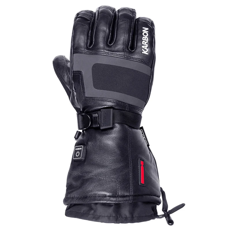 KARBON - Gants Chauffants en Cuir *Boite Ouverte*