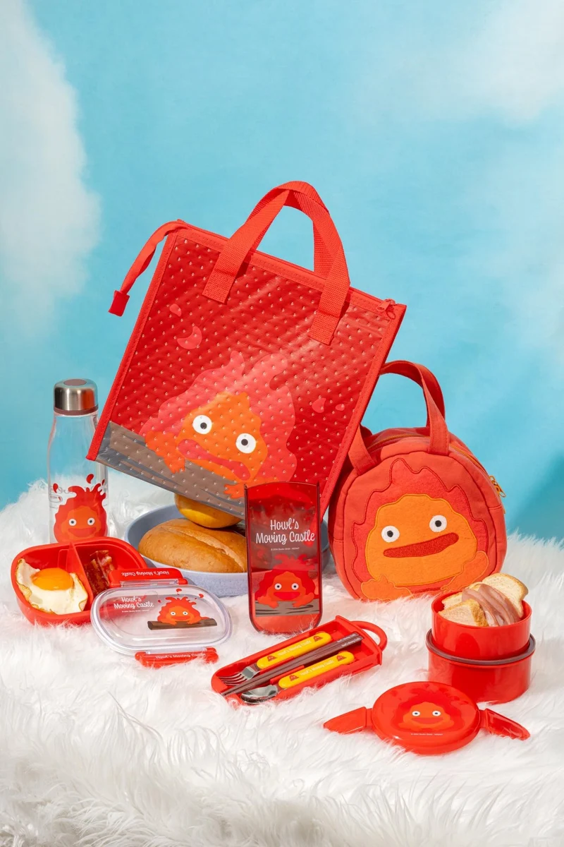 Skater Calcifer Lunch Bag Drawstring Bag & Lunch Belt