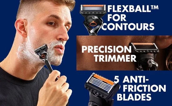 Gillette Fusion5 Proglide Scheermesje Voor Mannen - 16 stuks