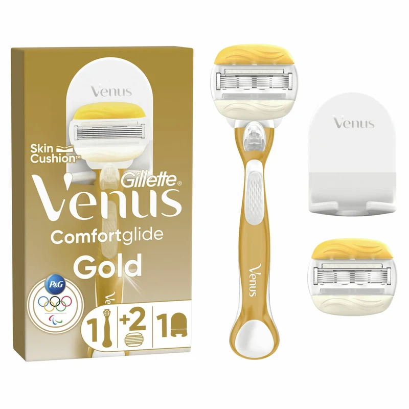 Gillette Venus Scheersysteem ComfortGlide Coconut 1 set + 2 navulmesjes