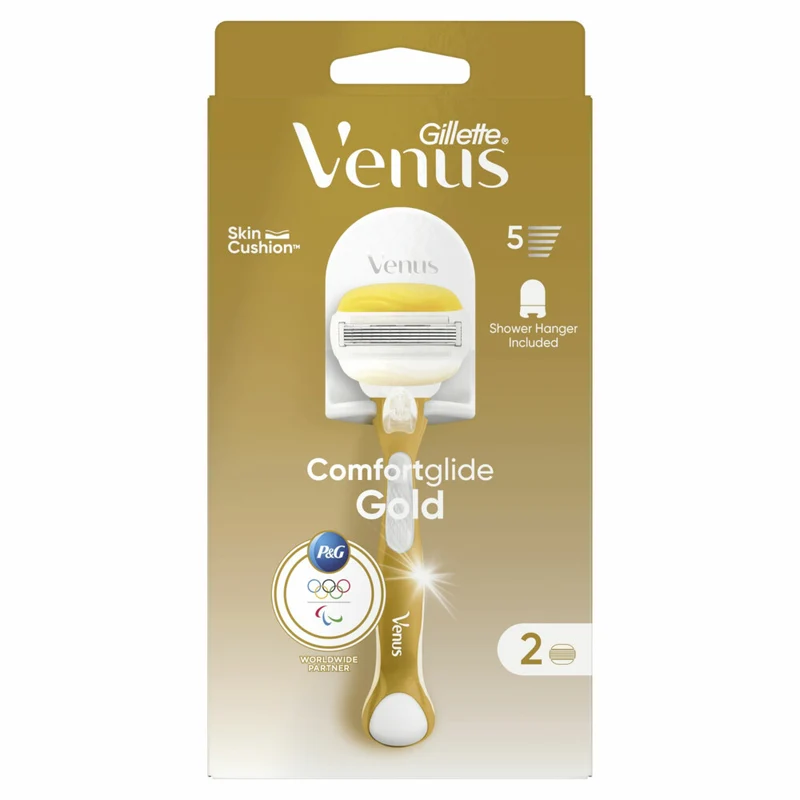 Gillette Venus Scheersysteem ComfortGlide Coconut 1 set + 2 navulmesjes