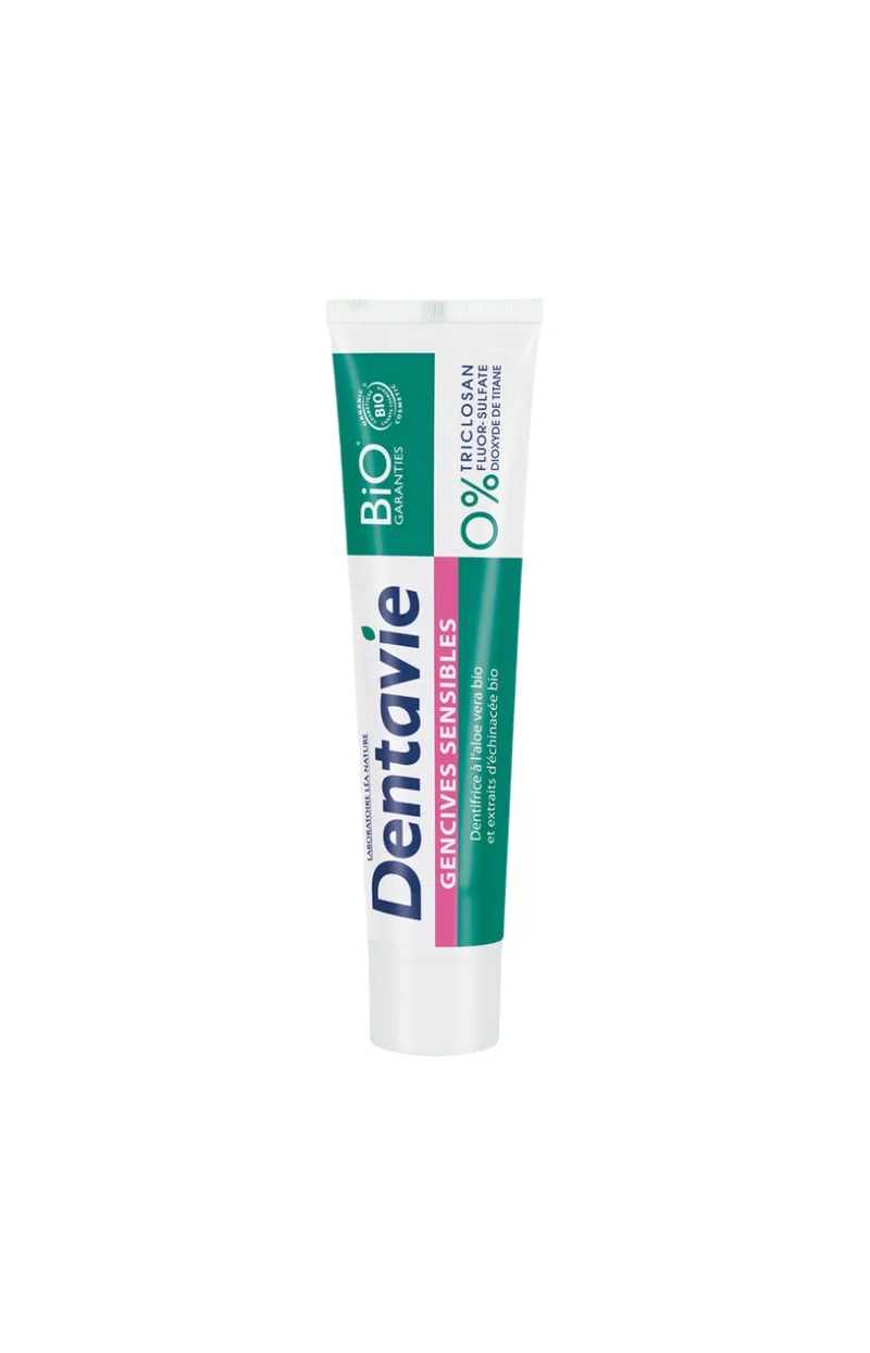 Dentifrices bio gencives sensibles - Aloe Vera & extrait d'échinacées bio - 2 x 75 ml