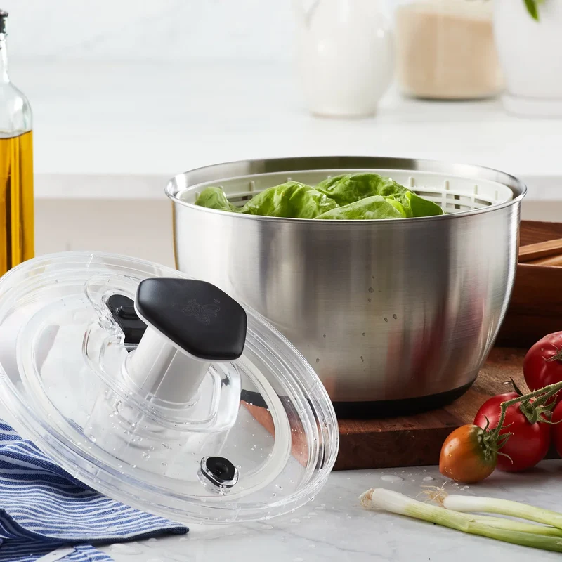 MIU - Essoreuse à Salade en Acier Inoxydable