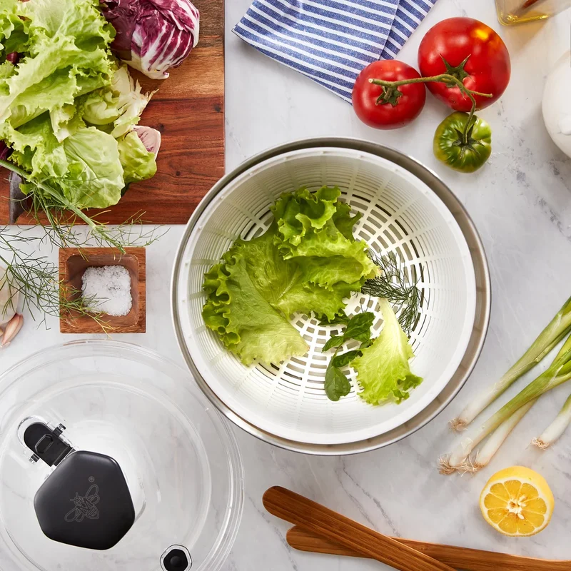 MIU - Essoreuse à Salade en Acier Inoxydable