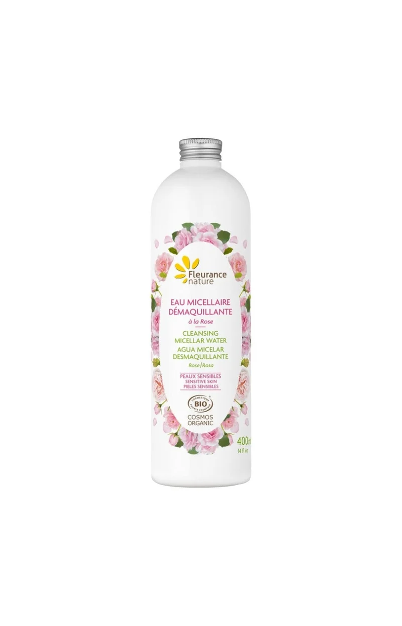 Eaux micellaires démaquillantes bio - Rose - Peaux sensibles - 2 x400 ml