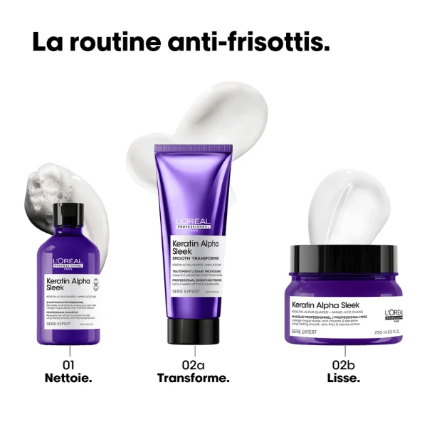 Traitement Smooth Transformer Keratin Alpha Sleek