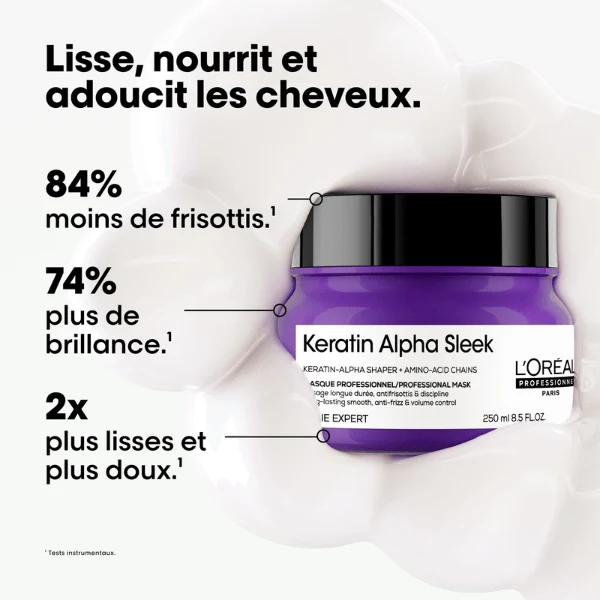 Masque lissant Keratin Alpha Sleek