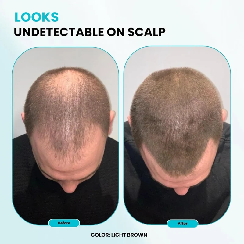 Fibres de kératine densifiant la masse "Hair Thickening Fibers" (15g/0.53oz) Brun moyen