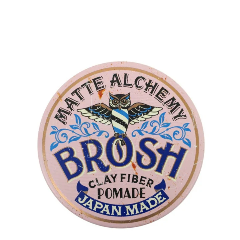 Brosh Pomade - Pâtes d'argile "Clay Fiber Pomade" Matte Alchemy (115g/4.0oz)
