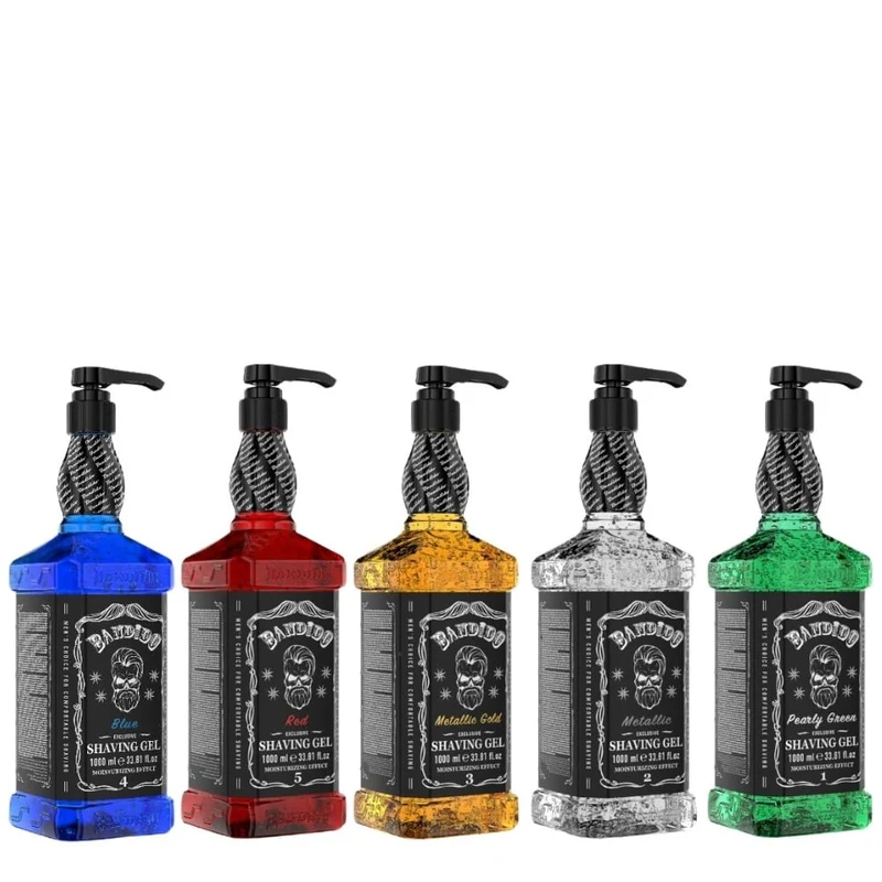 Gel de rasage hydratant "Metallic Shaving Gel" - Pour tous types de peaux (1000ml/33.8oz)