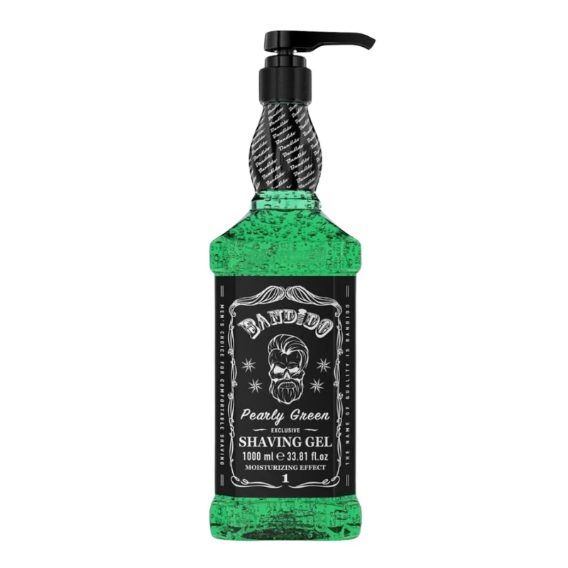 Gel de rasage hydratant "Pearly Green Shaving Gel" - Pour tous types de peaux (1000ml/33.8oz)