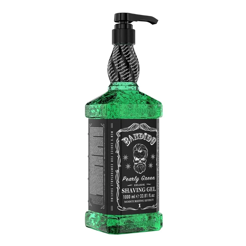 Gel de rasage hydratant "Pearly Green Shaving Gel" - Pour tous types de peaux (1000ml/33.8oz)