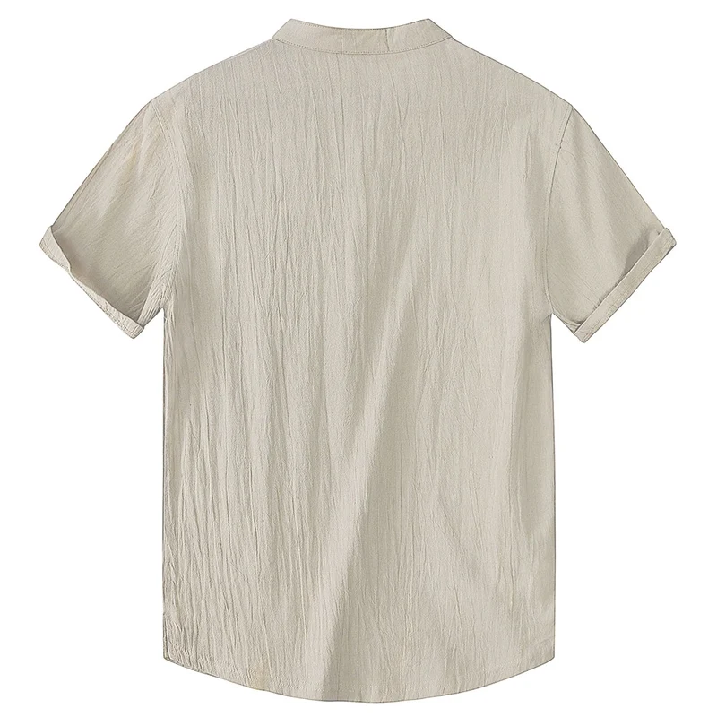 Chemise en lin respirant pour homme