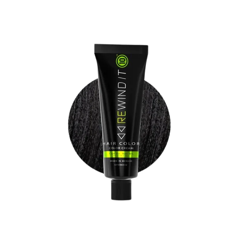 Coloration solution couleurs pour les cheveux - Noir