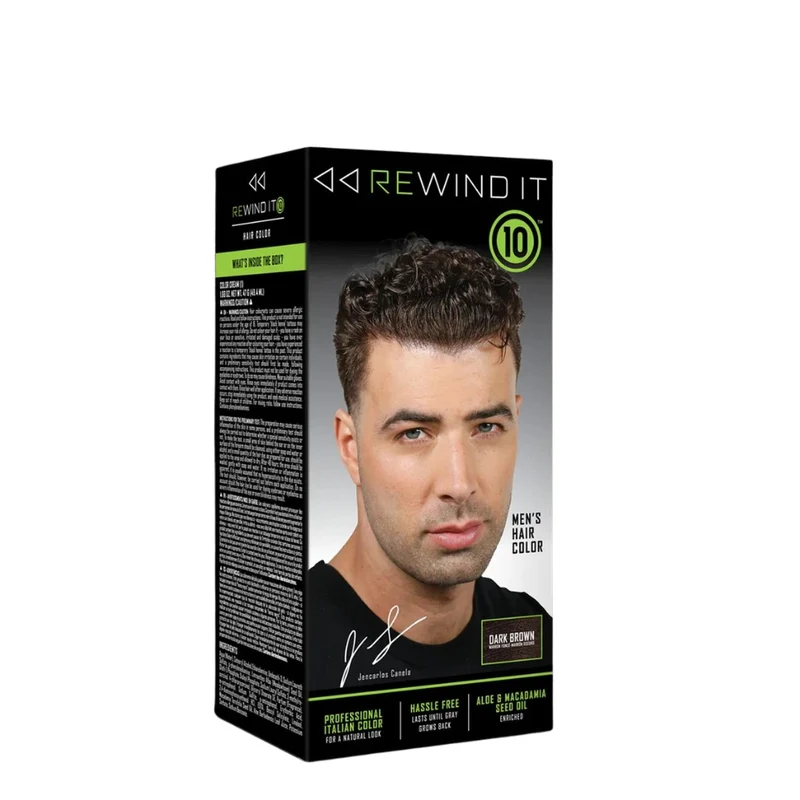 Coloration solution couleurs pour les cheveux - Brun foncé