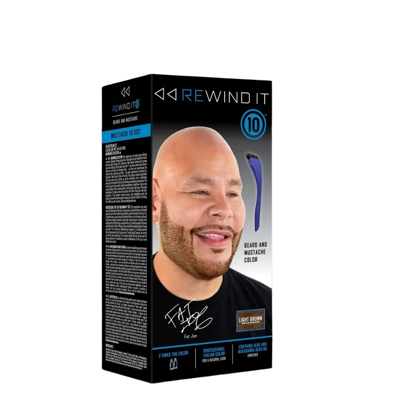Coloration solutions couleurs pour barbe et moustache - Brun clair