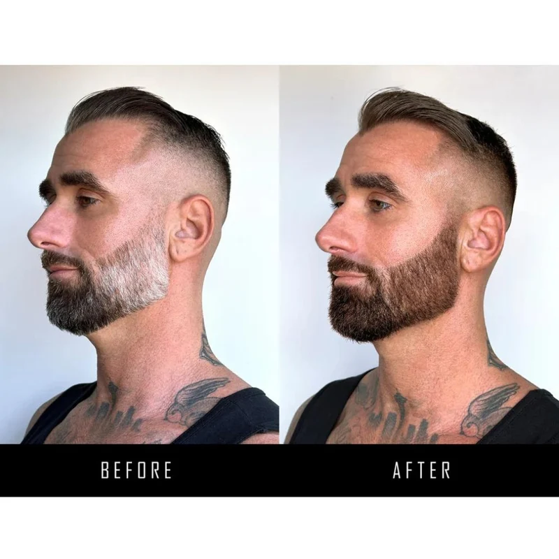 Coloration solutions couleurs pour barbe et moustache - Brun clair