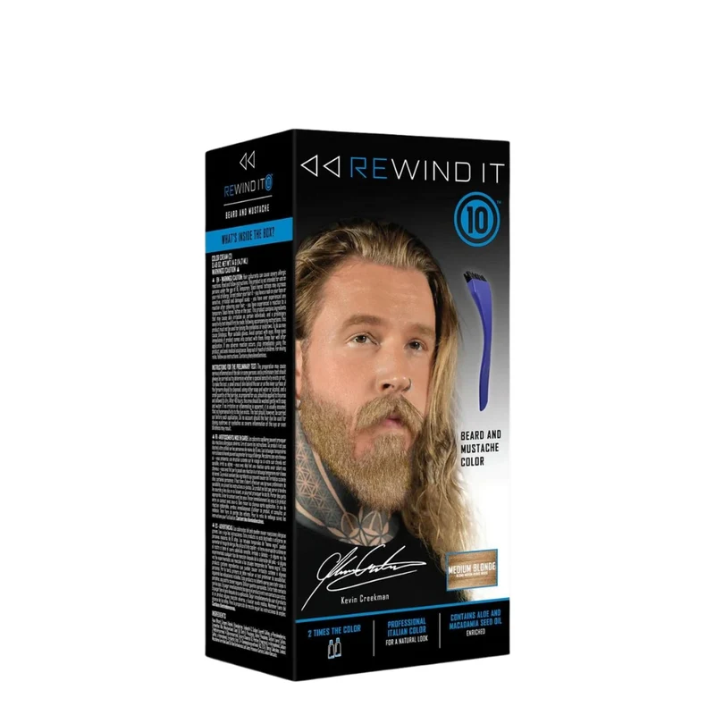 Coloration solutions couleurs pour barbe et moustache - Blond moyen