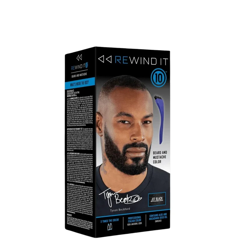 Coloration solutions couleurs pour barbe et moustache - Noir