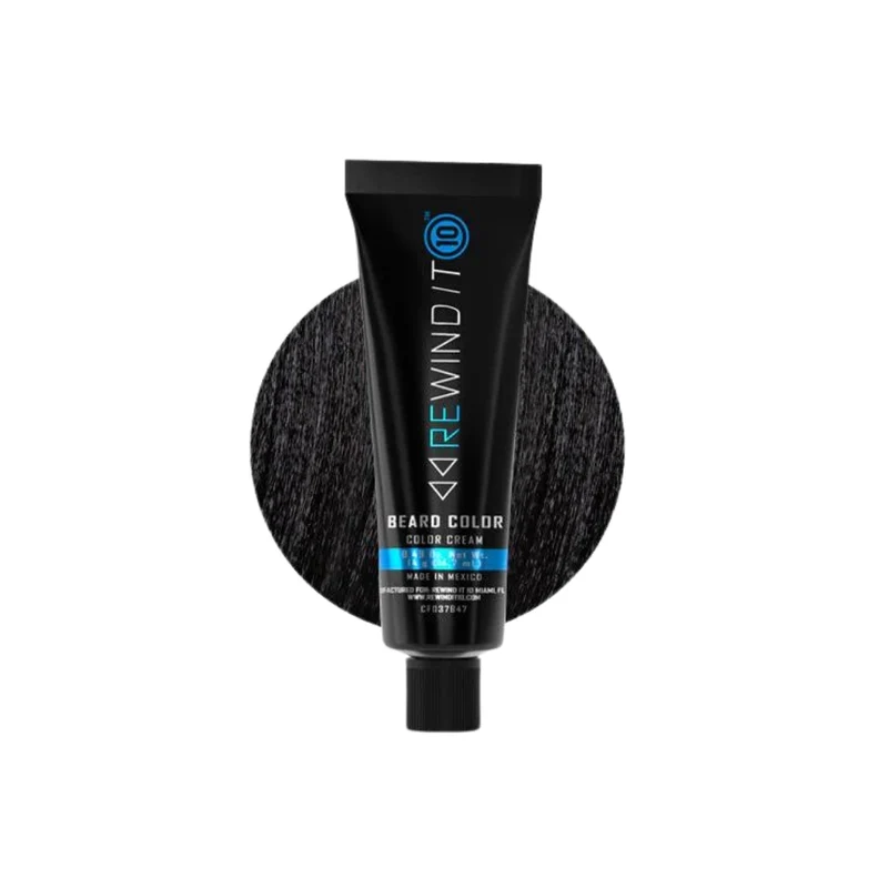 Coloration solutions couleurs pour barbe et moustache - Noir