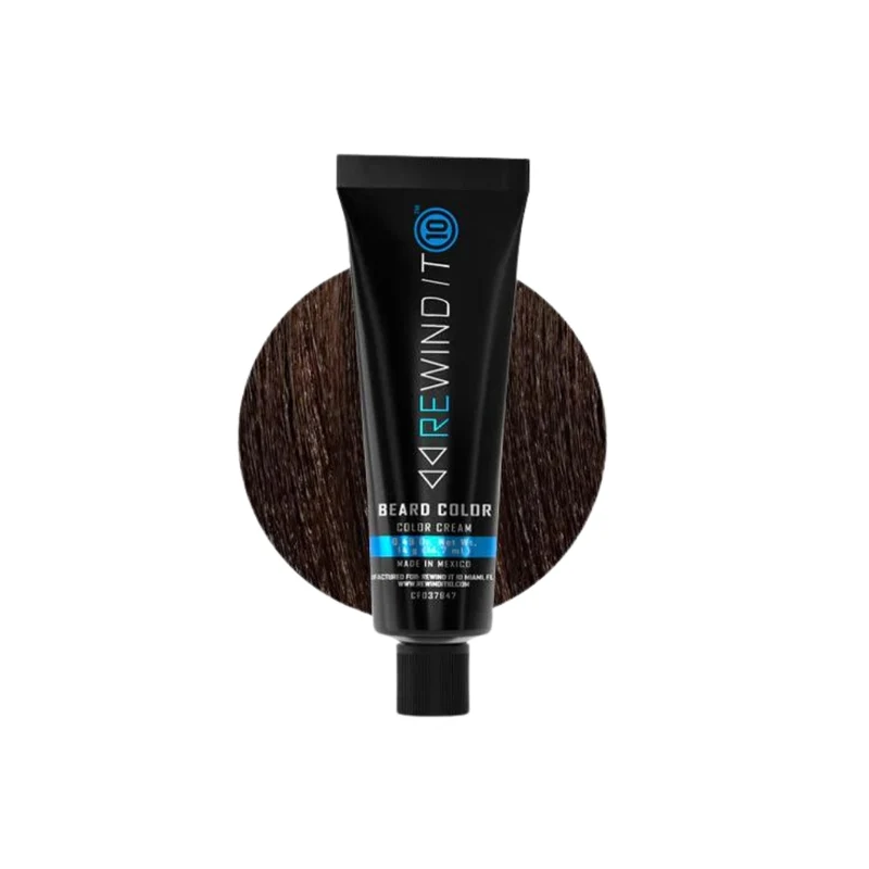 Coloration solutions couleurs pour barbe et moustache - Brun foncé