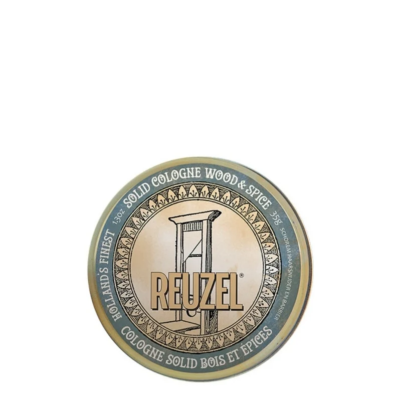 Baume de Cologne Solide Bois et Épices "Wood & Spice Solid Cologne Balm" - Parfum solide à base de cire (35g/1.3oz)