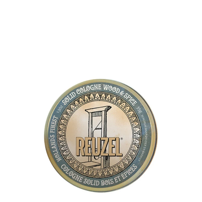 Baume de Cologne Solide Bois et Épices "Wood & Spice Solid Cologne Balm" - Parfum solide à base de cire (35g/1.3oz)