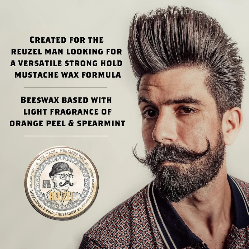 Cire a moustache "The Stache" - Tenue forte et brillance légère (28g/1.0oz)