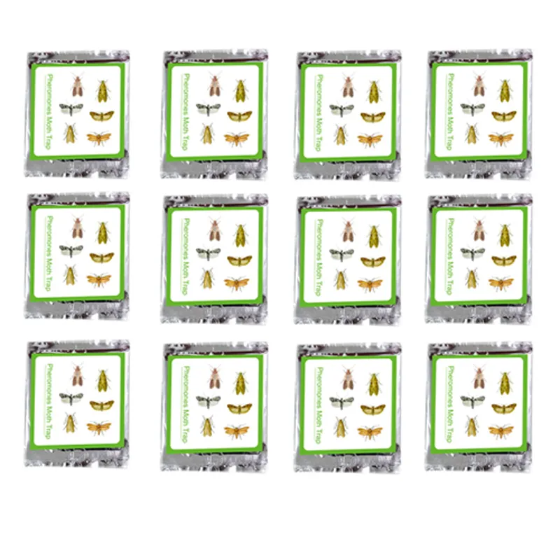 Lot de 6 Pièges Autocollants Anti-Mites Pour Vêtements