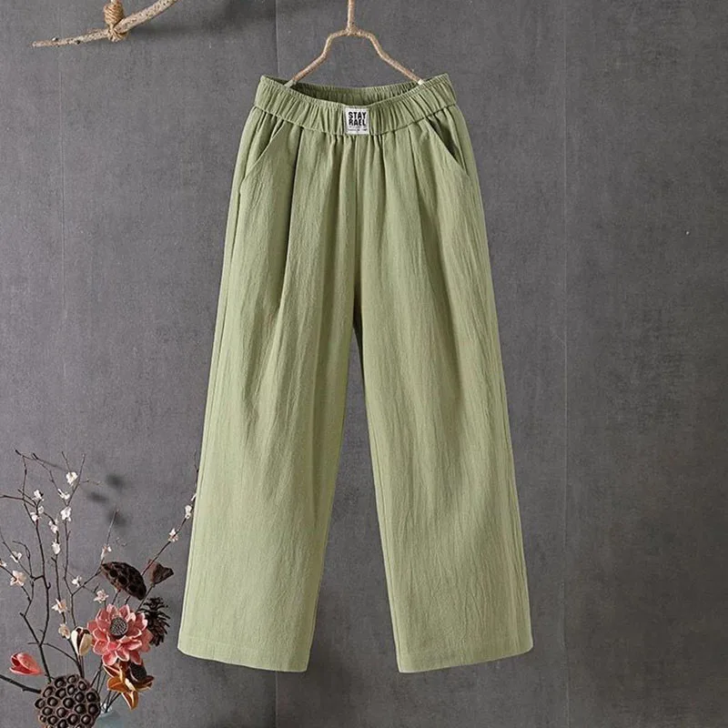 Pantalon ample femme