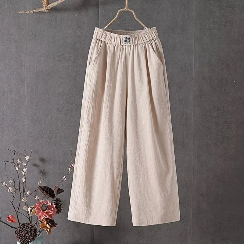 Pantalon ample femme