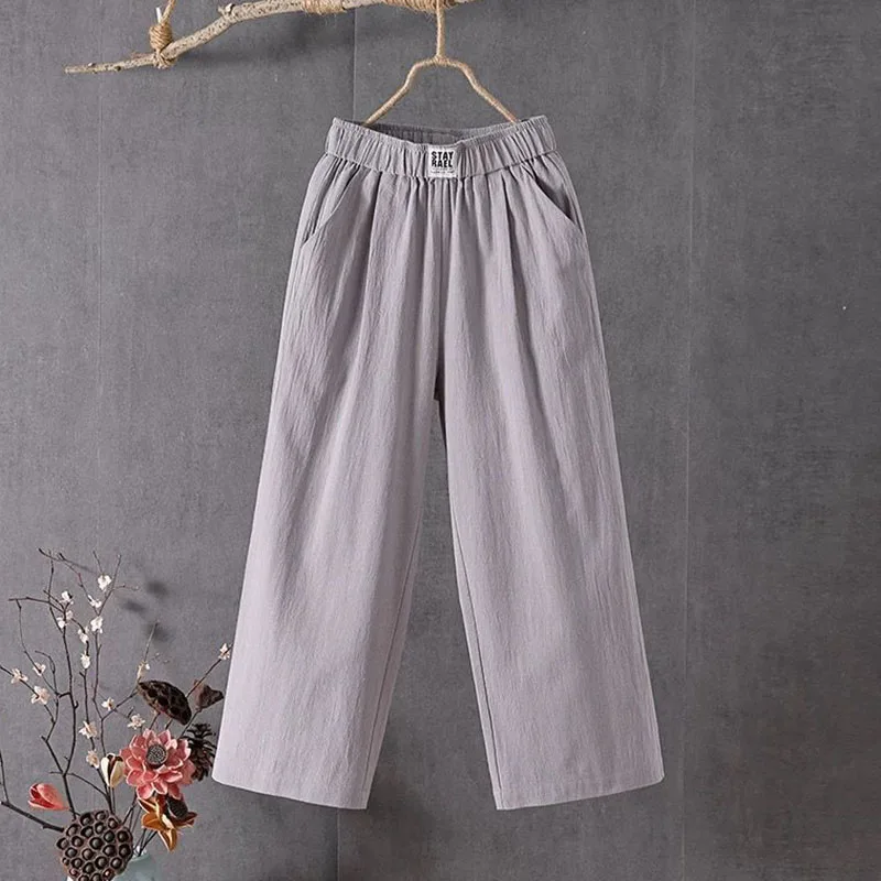 Pantalon ample femme
