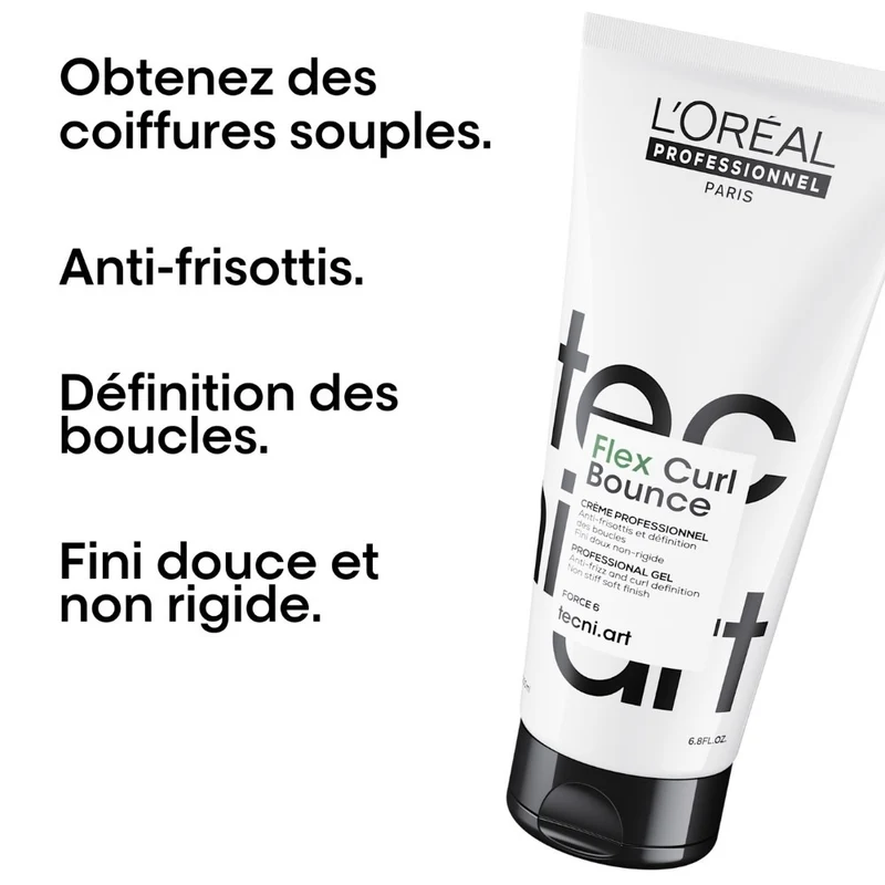 Crème professionnelle "Flex Curl Bounce" (200ml/6.8oz)