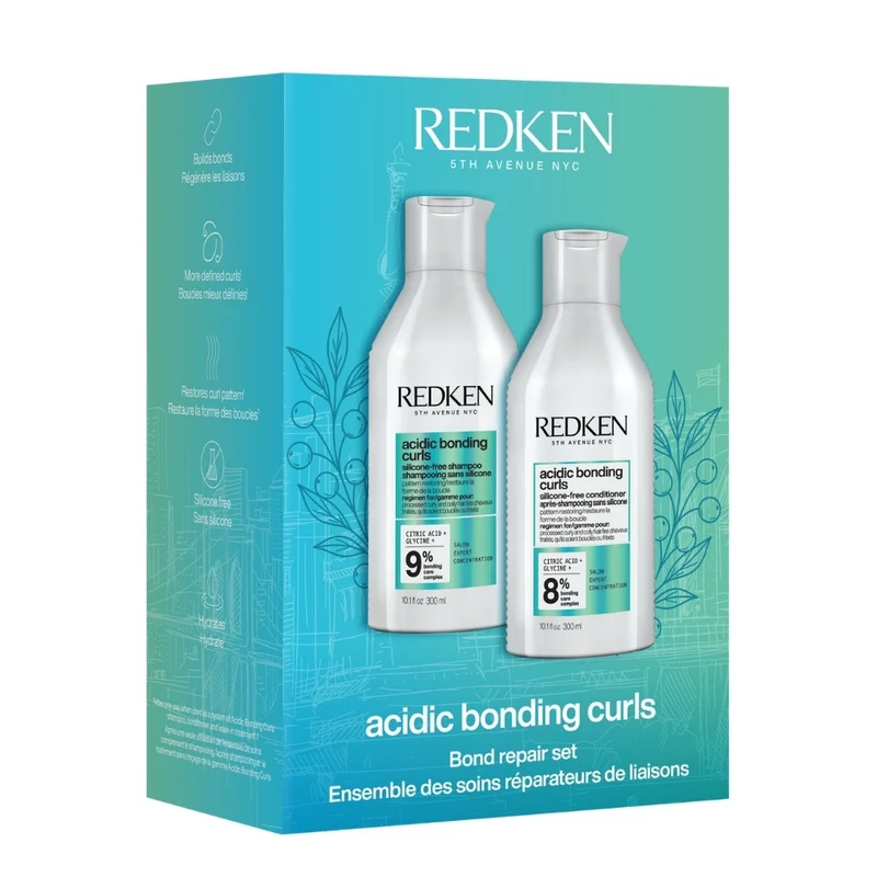 Duo réparateur des liaisons "Acidic Bonding Curls" (2x300ml/10.14oz)