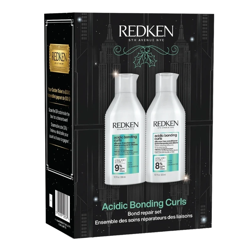 Duo réparateur des liaisons "Acidic Bonding Curls" (2x300ml/10.14oz)